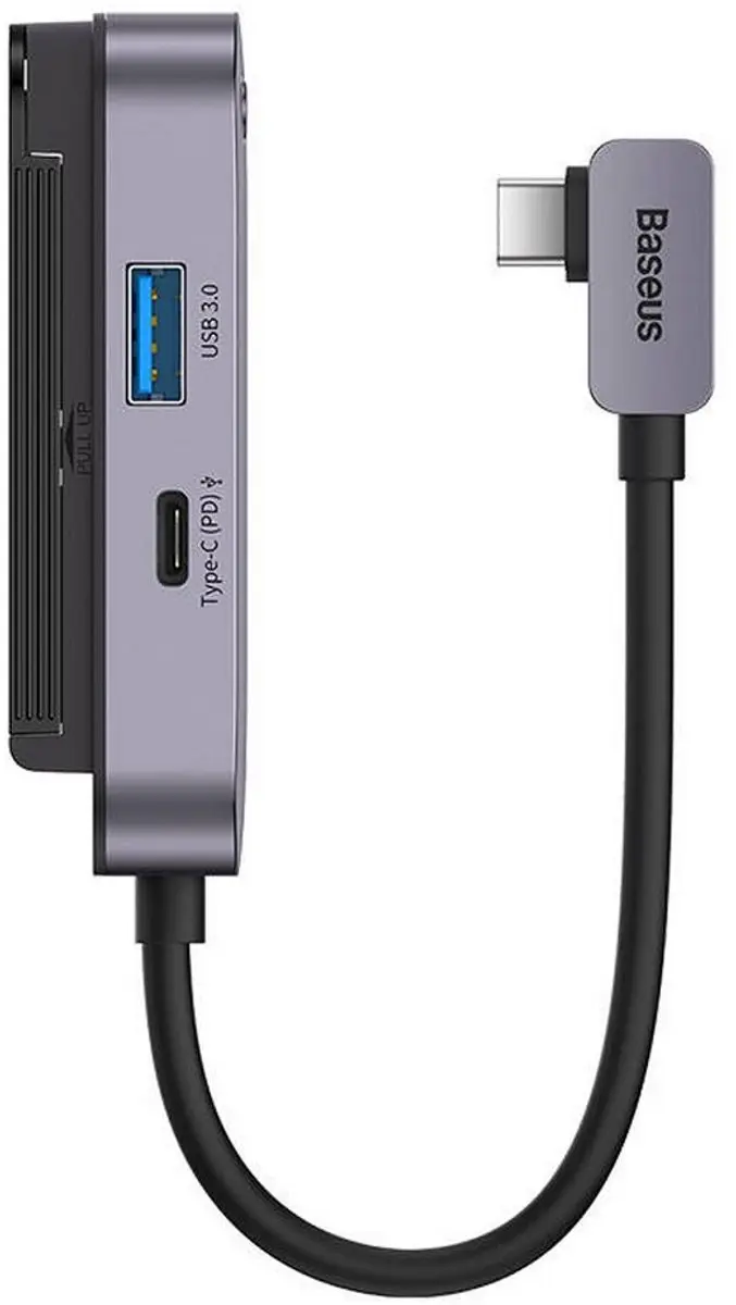 Baseus PadJoy USB-C HUB 6-in-1 - Grijs