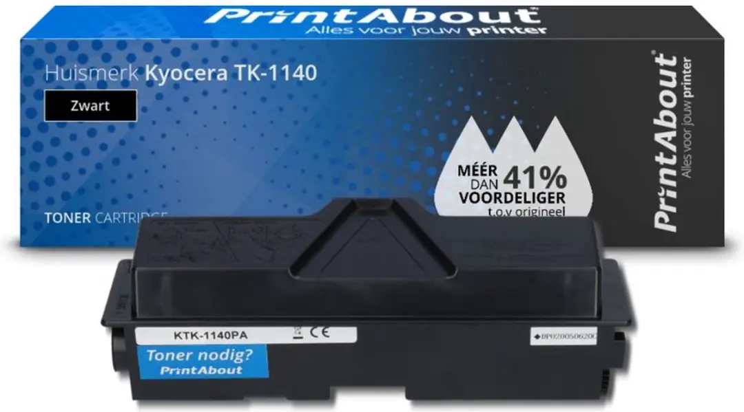 PrintAbout Kyocera TK-1140-PA Toner - Zwart