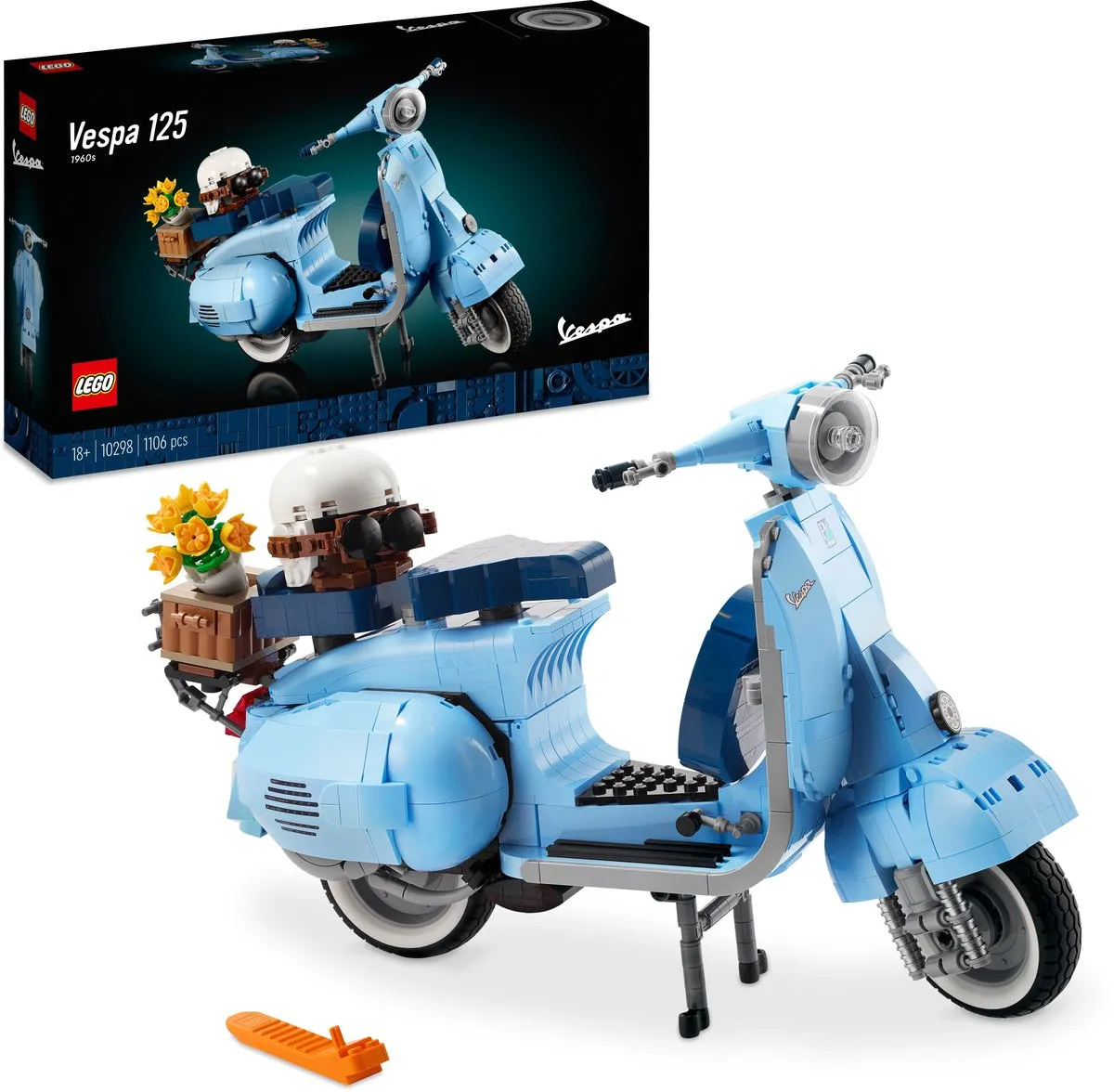 LEGO Vespa 125 Scooter 10298 - 1106 Stukken - afbeelding 6 van 6