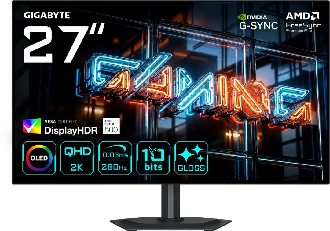Gigabyte MO27Q28GR WOLED Gaming Monitor 27"