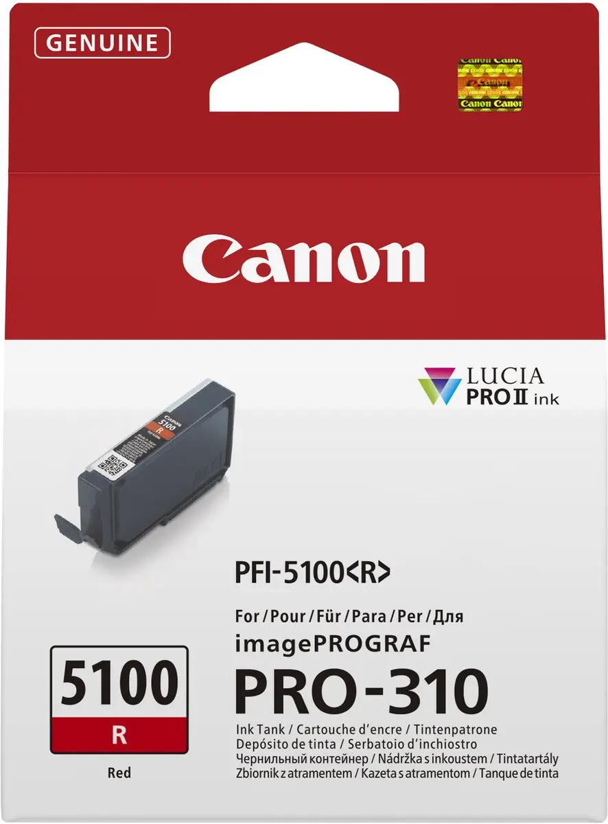 Canon PFI-5100 R Inktcartridge