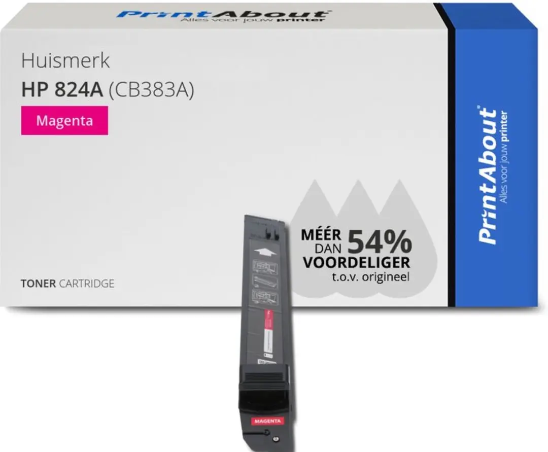 PrintAbout HP 824A Toner Magenta CB383A-PA