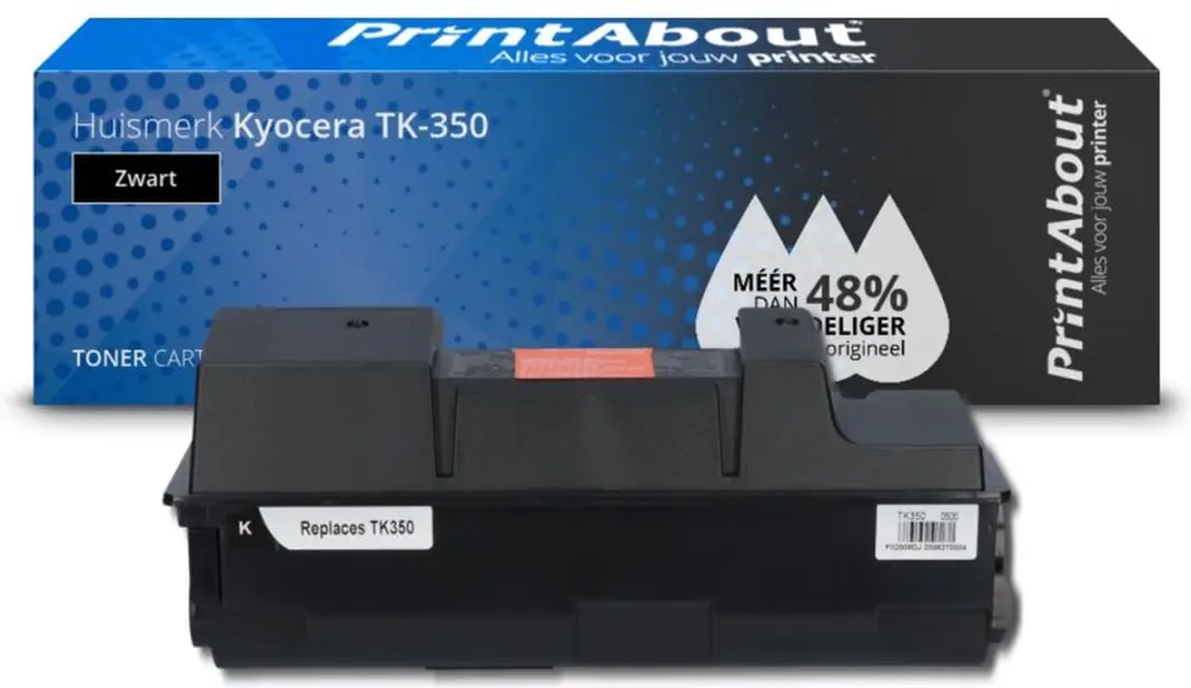 PrintAbout Kyocera TK-350-PA Toner - Zwart
