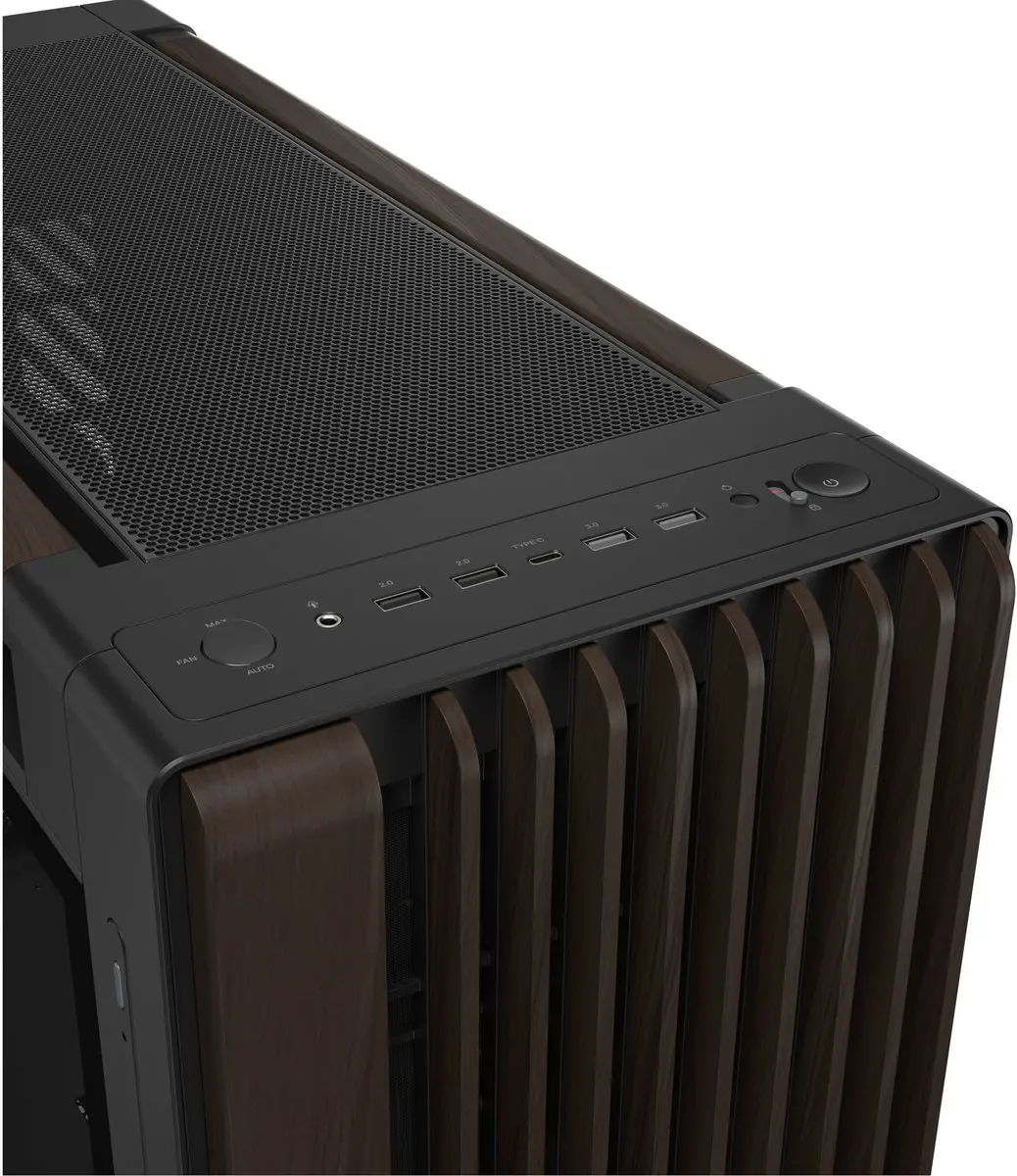 ASUS ProArt PA602 Wood Edition Midi-Tower Behuizing - Zwart/Hout