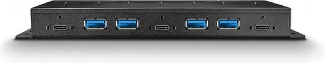 Lindy 43275 USB-hub 7 Poorten USB-A - 10 Gbit/s - Zwart