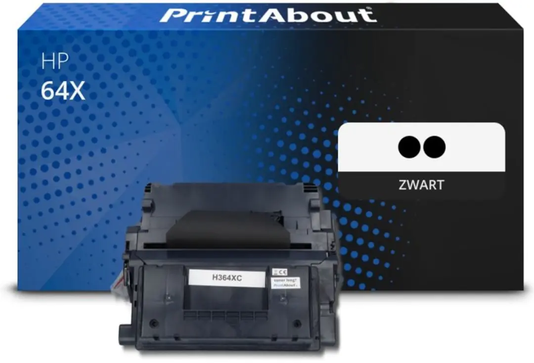 PrintAbout CC364XD-PA2 Toner Zwart - 22.000 pagina's - 2 Stuks