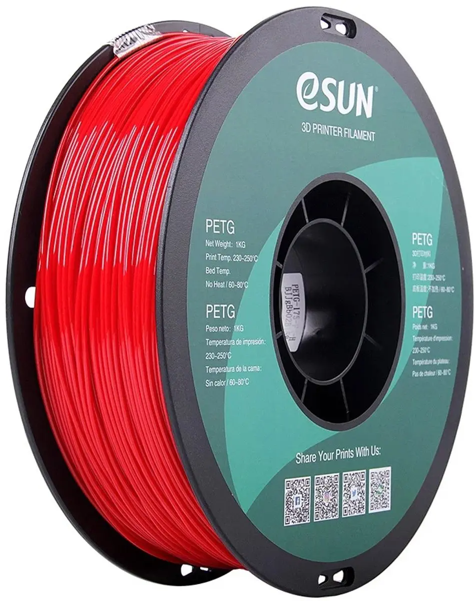 ESUN PETG Brandweerwagenrood 1kg