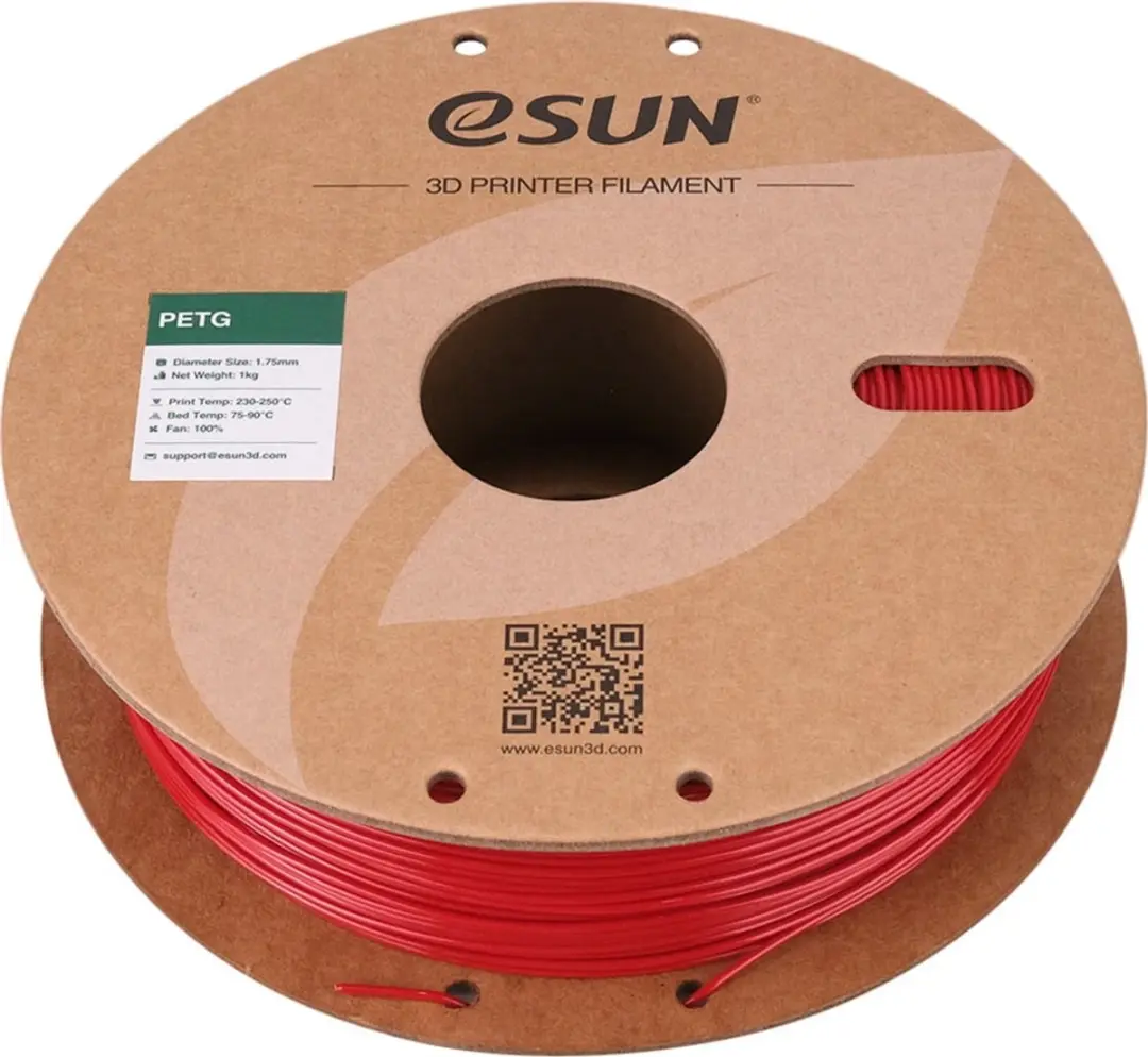 ESUN PETG Brandweerwagenrood 1kg - 1.75mm