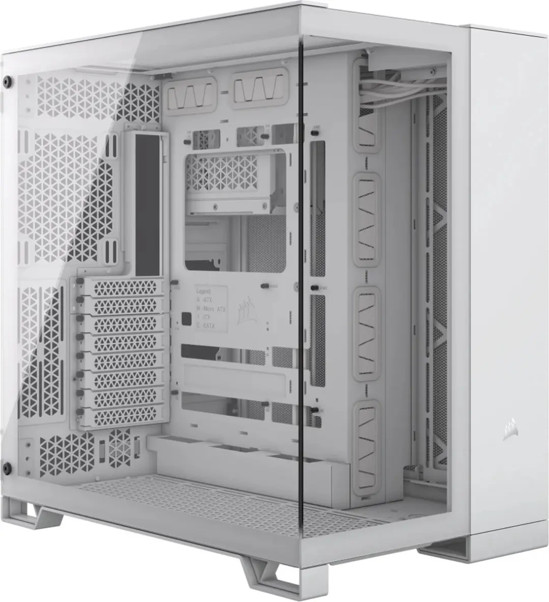 Corsair 6500X Midtower ATX Gehäuse - Wit - 3x 2.5" 3x 3.5"