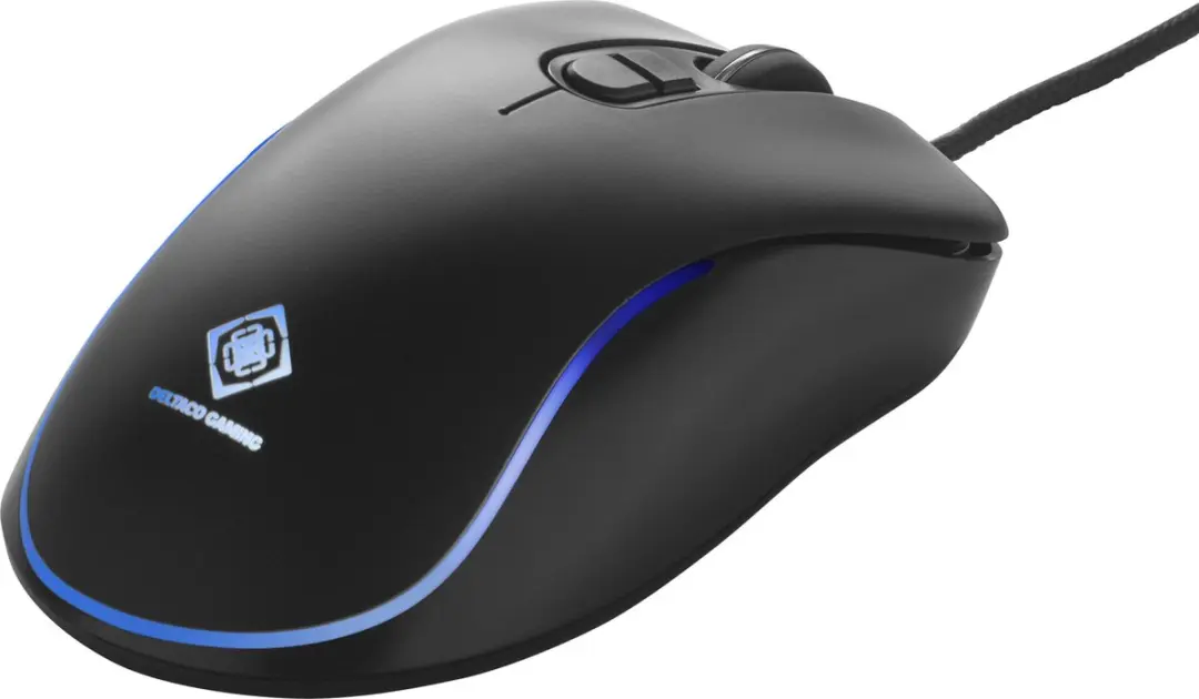 Deltaco Gaming DM120 GAM-104 Gamingmuis - Huano-schakelaars - 7 Knoppen - Zwart