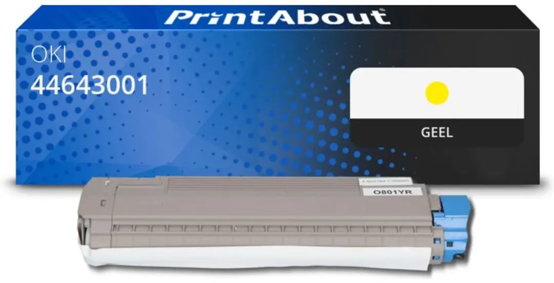 PrintAbout OKI 44643001 Toner Geel
