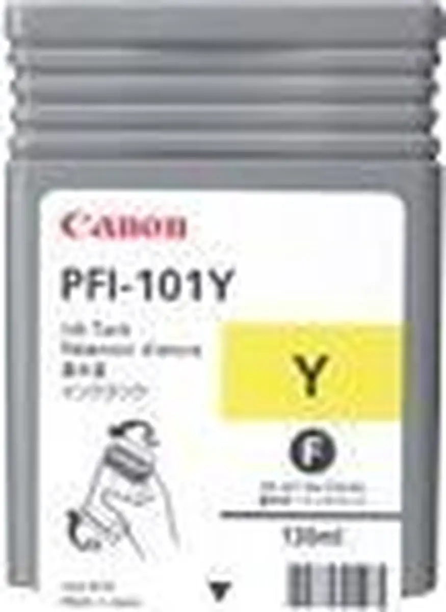 Canon PFI-101Y Inktcartridge - Geel 130ml
