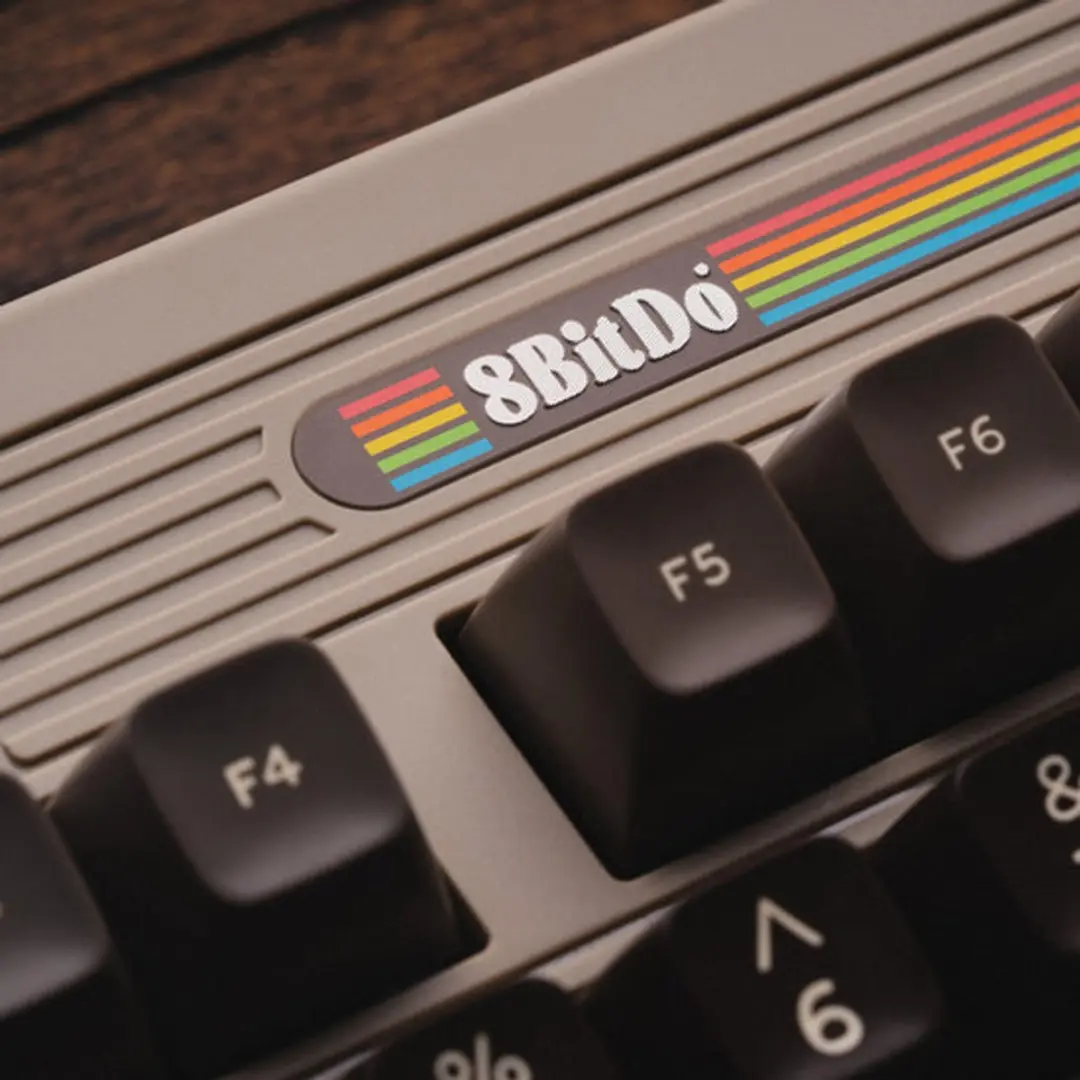 8Bitdo C64 Edition RET00489 Toetsenbord - Grijs
