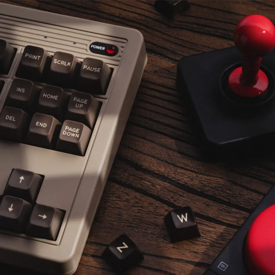 8Bitdo C64 Edition RET00489 Toetsenbord - Grijs - afbeelding 6 van 6