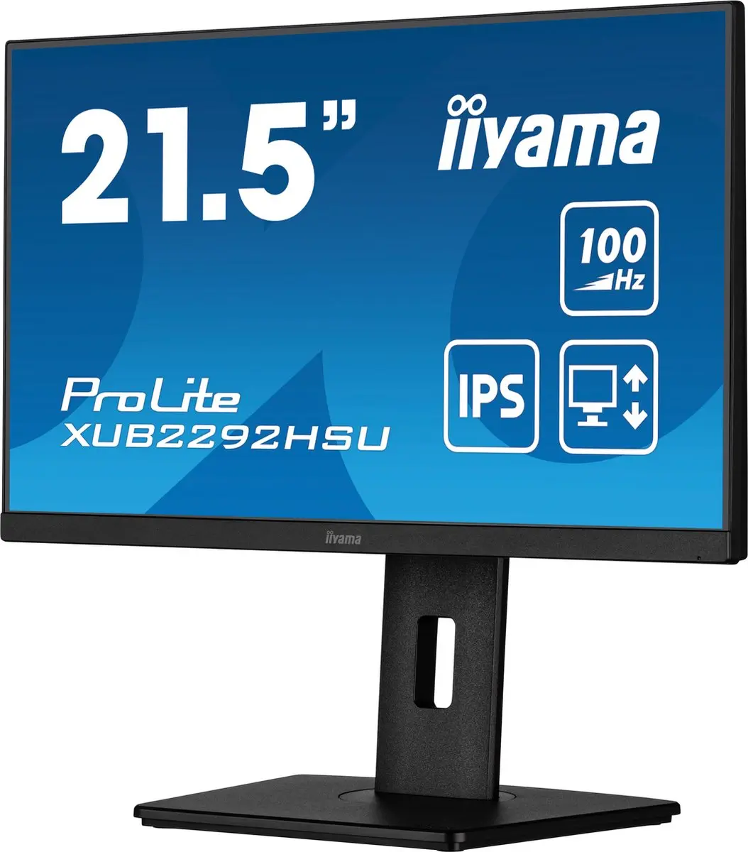 iiyama ProLite XUB2292HSU-B6 Monitor 22 Inch - IPS Full HD - USB-hub