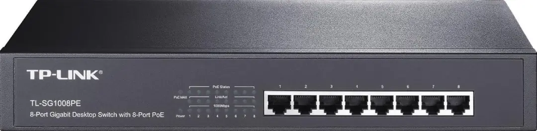 TP-Link TL-SG1008PE 8-Poort PoE Switch