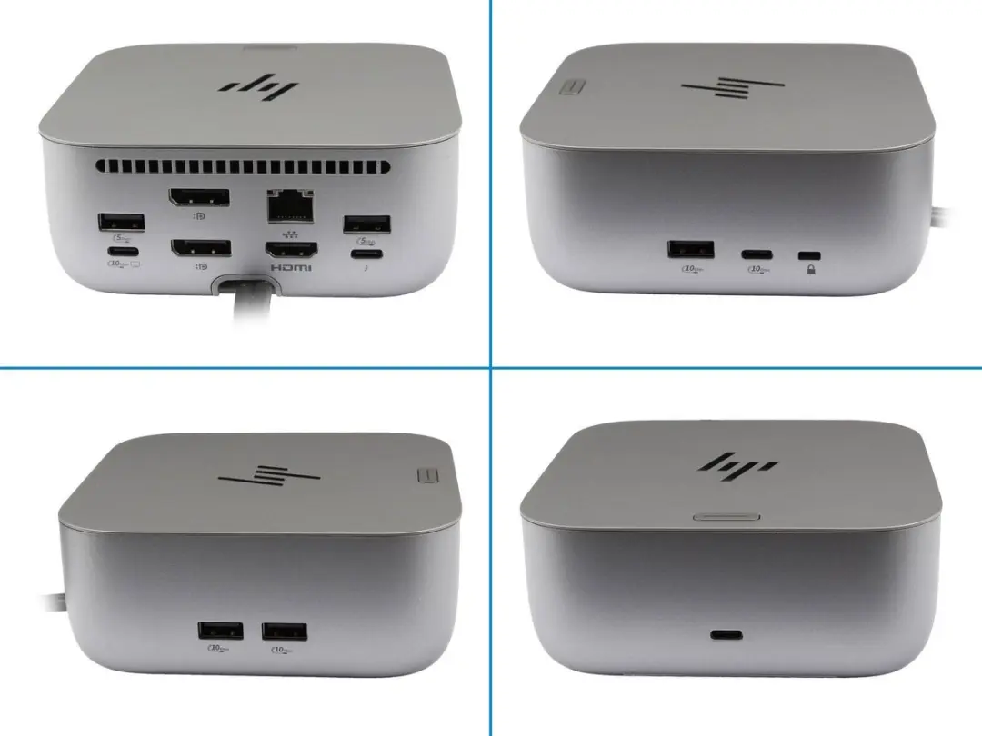 HP Thunderbolt 4 Ultra 280W G6 Dock - Grijs
