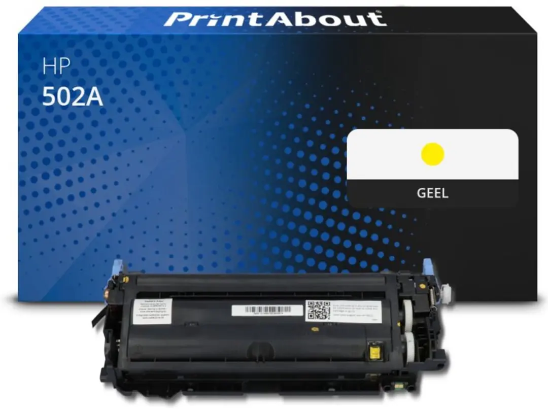 PrintAbout HP 502A (Q6472A) Toner Geel - 20.250 Pagina's