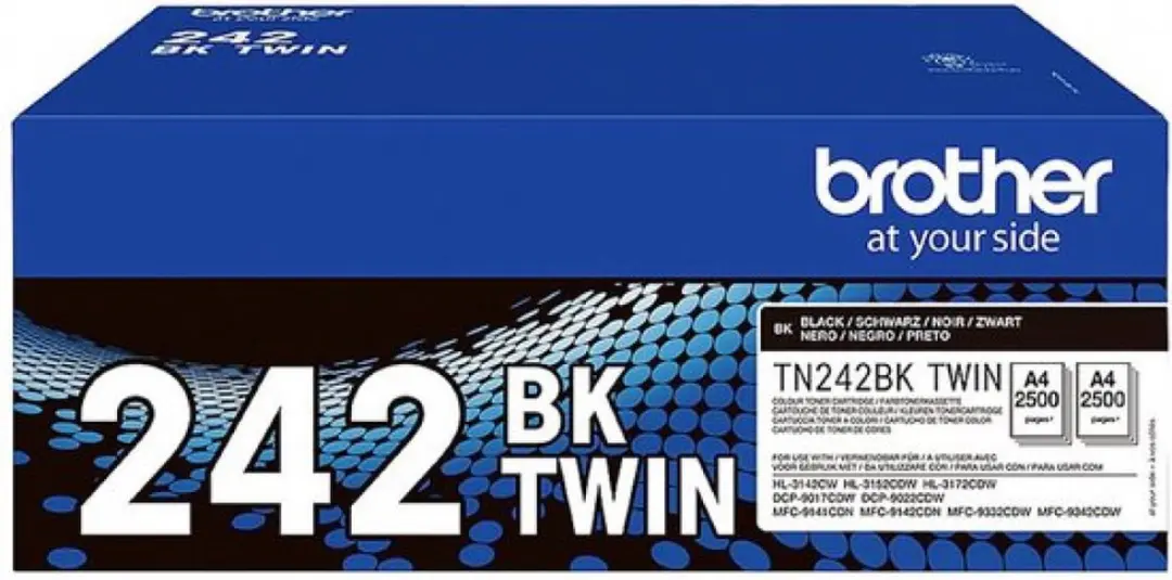 Brother TN-242BKTWIN Toner - 2500 Pagina's - Zwart