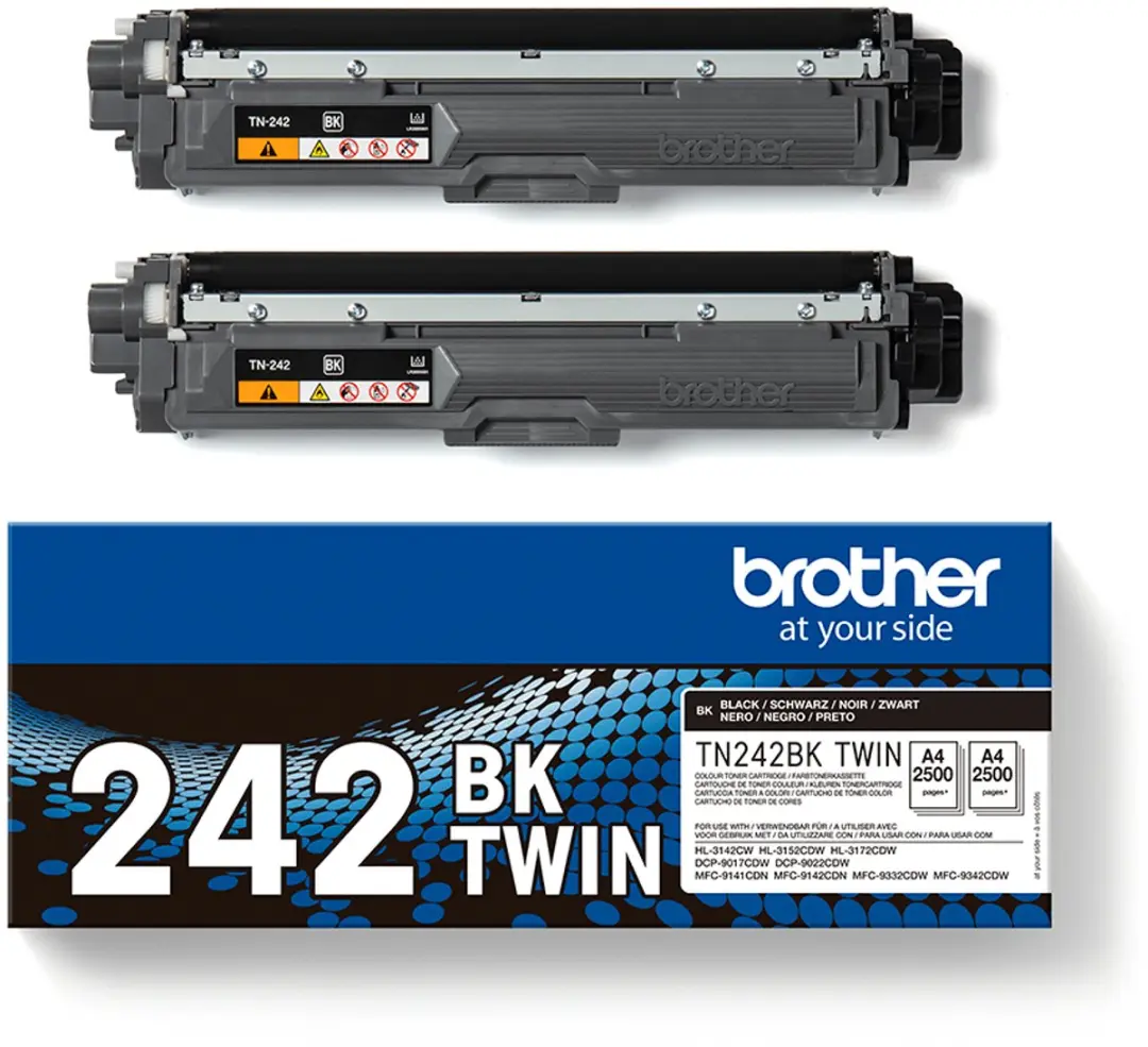 Brother TN-242BKTWIN Toner - 2500 Pagina's - Zwart