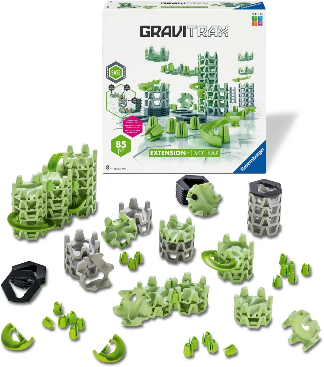 Ravensburger GraviTrax Skytrax Uitbreiding 2024 - 2 Stuks - Meerkleurig