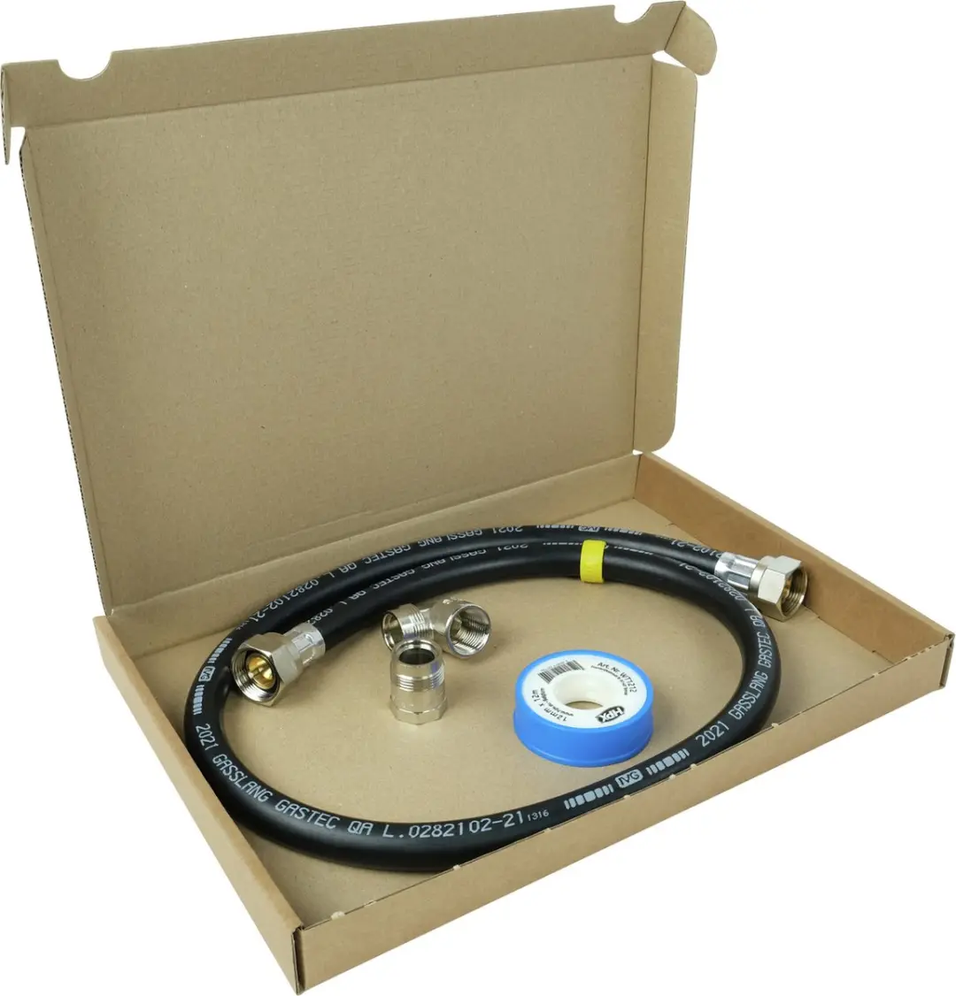 Scanpart Gasslang 100cm Zwart - MPN 1104010004 - afbeelding 6 van 6