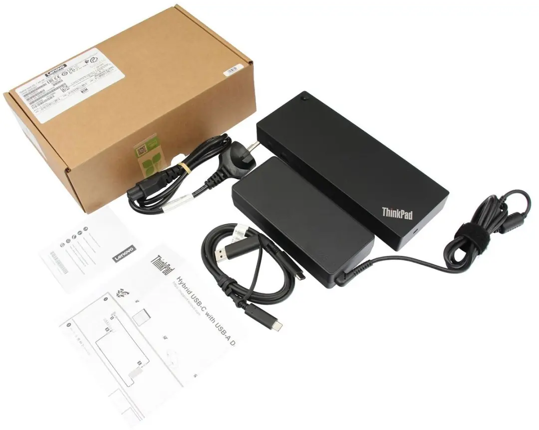 Lenovo 40AF0135EU USB Port Replicator - Zwart - afbeelding 7 van 10