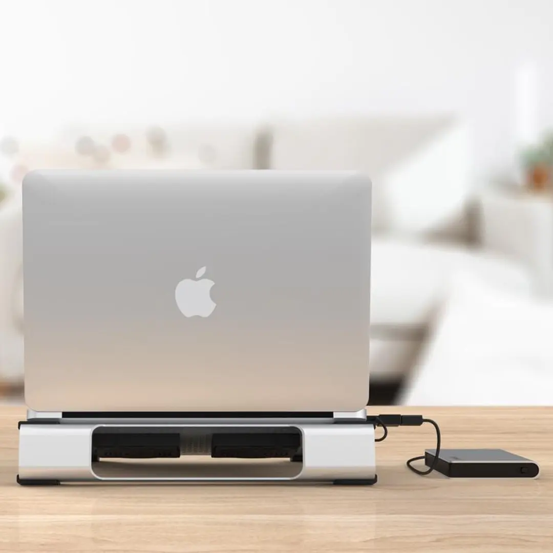 ORICO ORI-NA15-SV Laptopkoeler - 2 Ventilatoren - Zilver - afbeelding 6 van 6