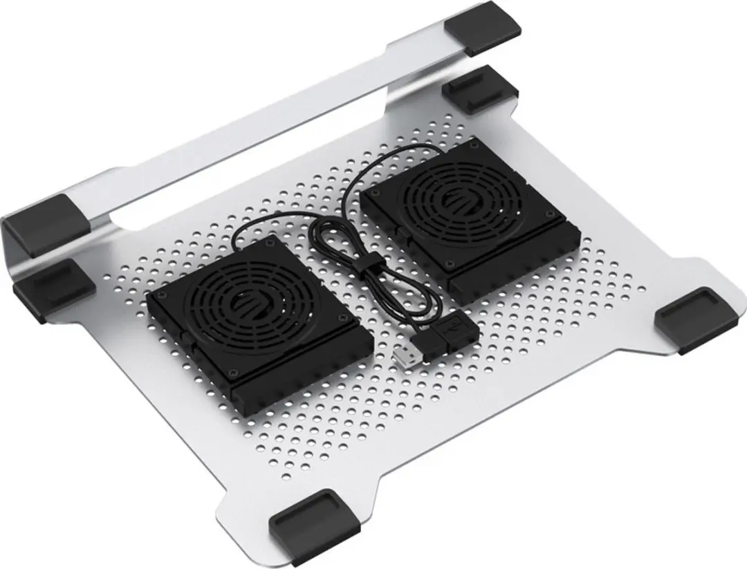ORICO ORI-NA15-SV Laptopkoeler - 2 Ventilatoren - Zilver