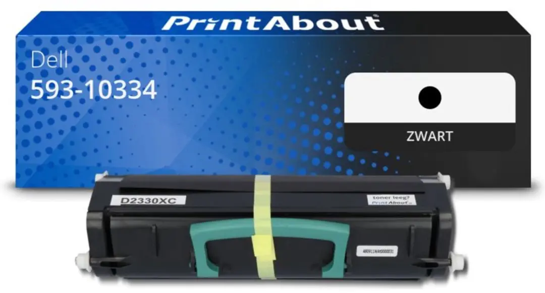 PrintAbout Dell 593-10334 Toner Zwart