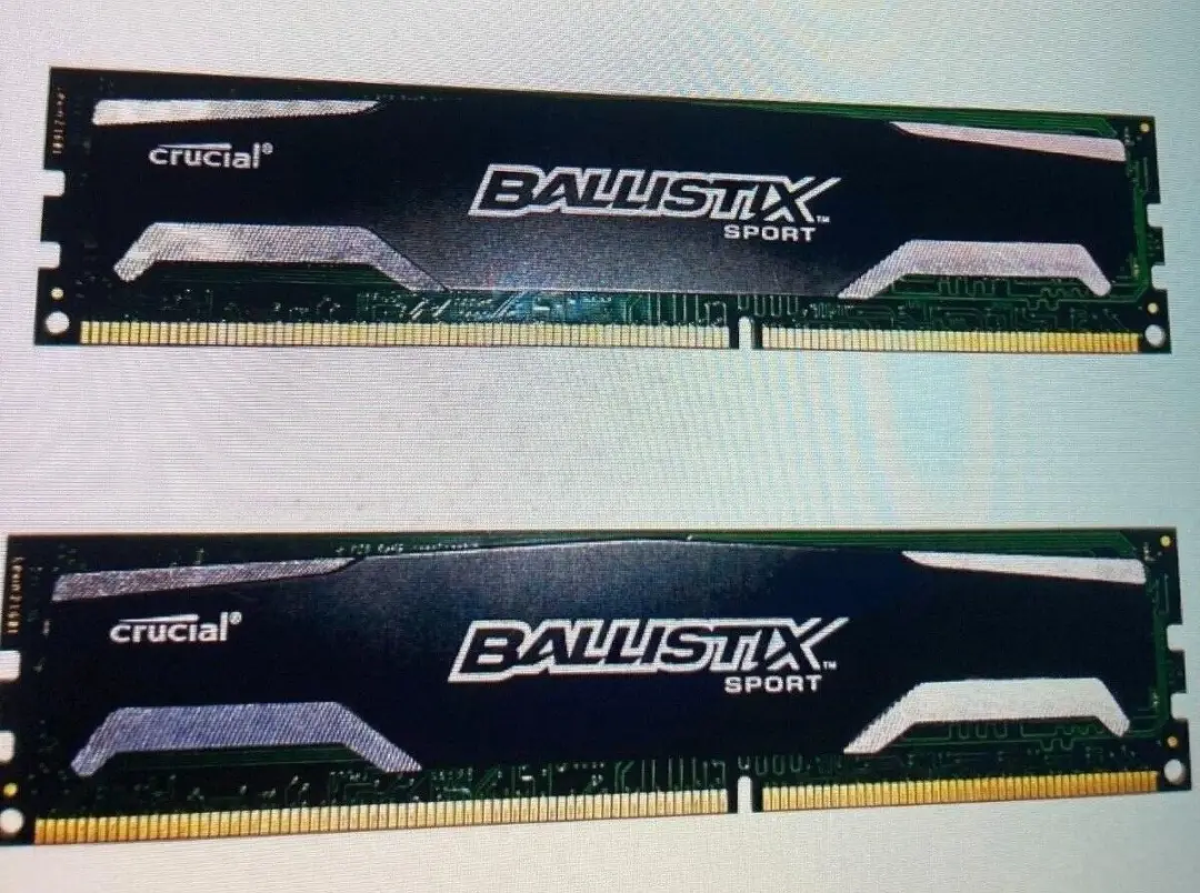 Crucial Ballistix Sport BLS4G3D1609DS1S00-16FER2 DDR3 Geheugenkit 8GB (2x4GB) - 1600MHz CL9