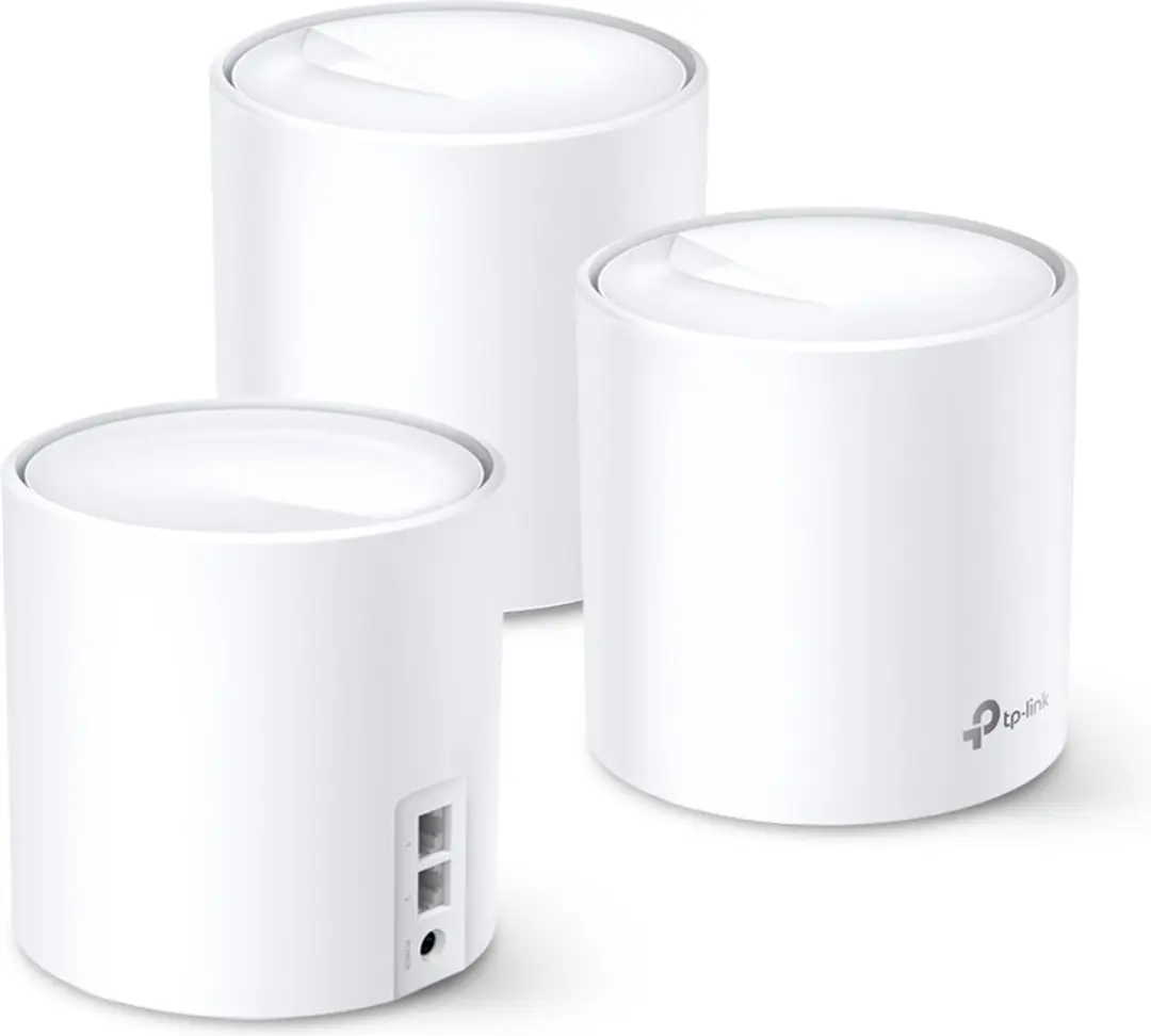 TP-Link Deco X60 Mesh WiFi 6 Systeem - 3-pack Wit