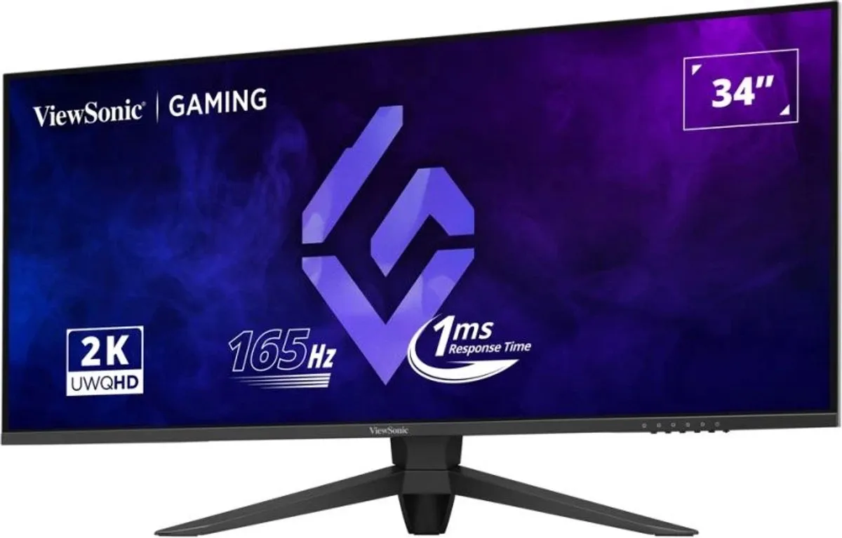 ViewSonic VX3480-2K-PRO Monitor 34" UWQHD 165Hz - Zwart