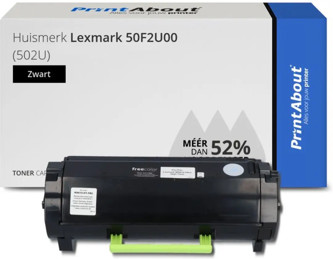PrintAbout Lexmark 502U Toner Zwart 11.000