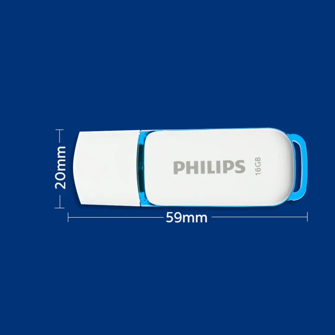 Philips USB Stick 16GB FM16FD70B/00 - 10 Stuks - Ocean Blue