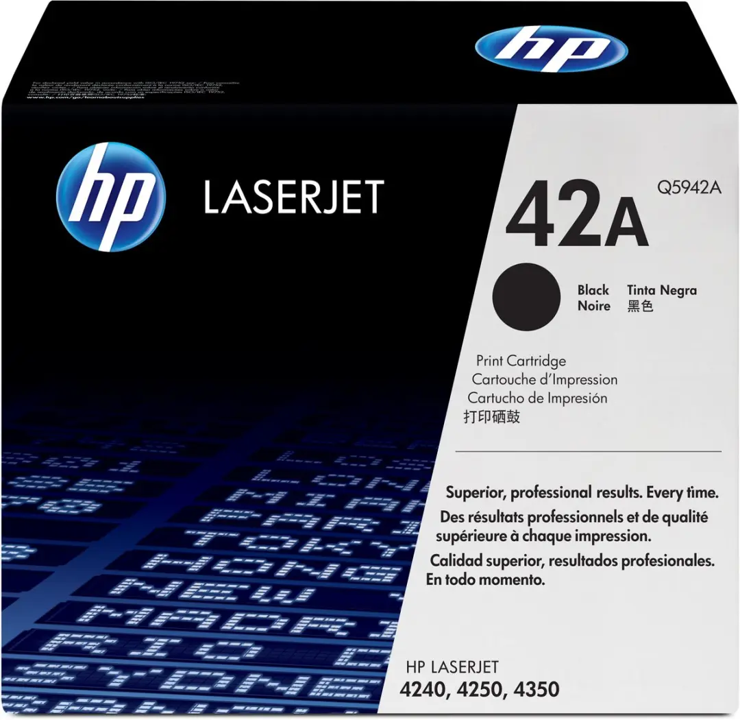 HP 42XD Tonercartridge Zwart