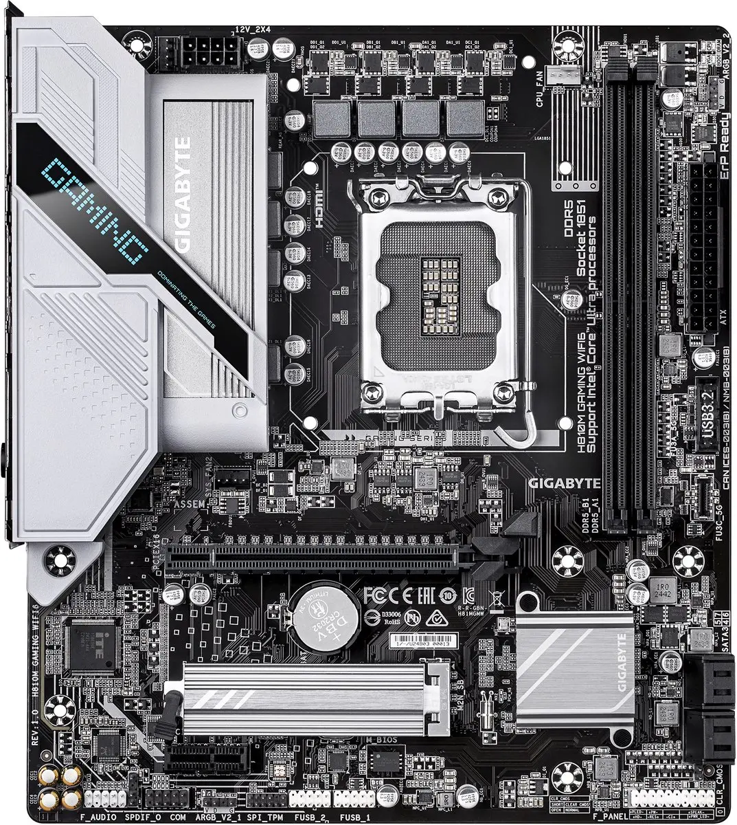 Gigabyte H810M GAMING WIFI6 Moederbord - microATX