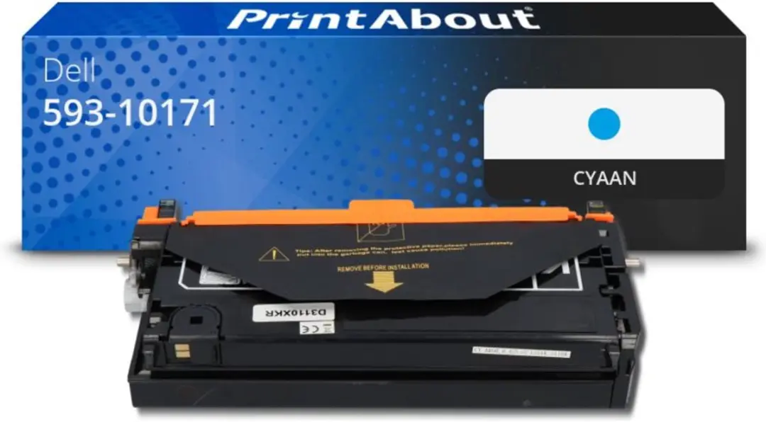 PrintAbout Dell PF029 Toner Cyaan 9.000