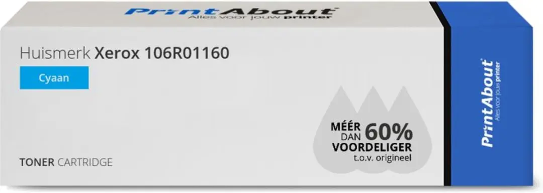 PrintAbout Xerox 106R01160 Toner Cyaan - 27.500