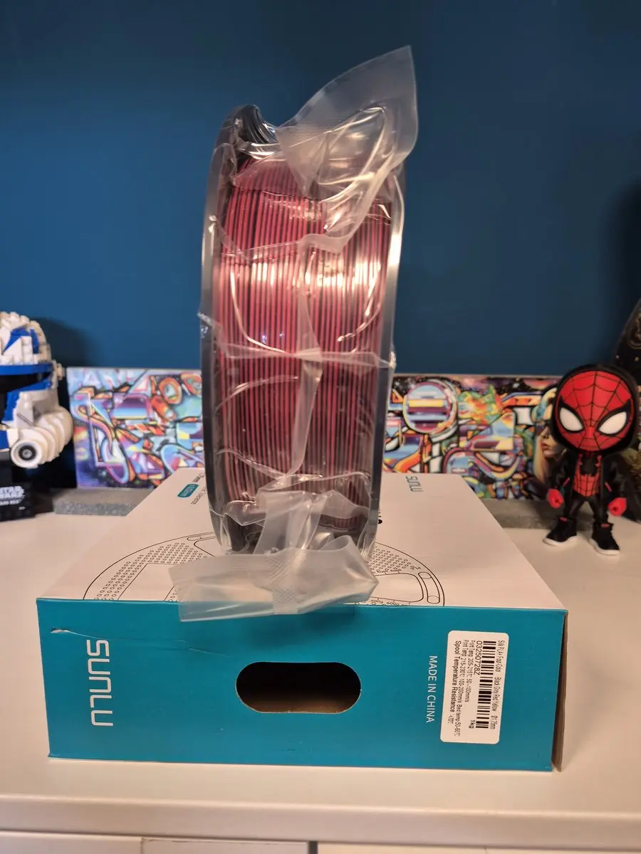 Sunlu Silk PLA+ 1.75mm - 1kg - Zwart/Grijs/Rood/Geel