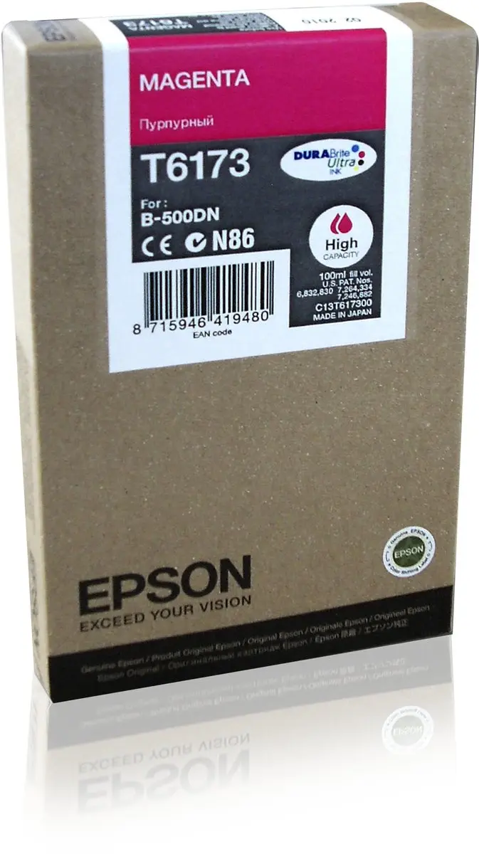 Epson T6173 Magenta Inktcartridge XL - 7000 pagina's