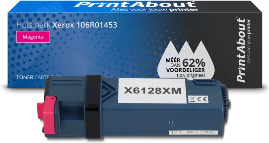 PrintAbout Xerox 106R01453-PA Toner Magenta - 2.750 pagina's