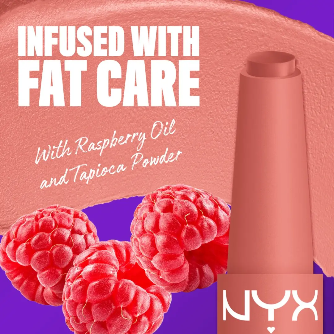 NYX Professional Makeup Fat Matte Lipstick Cashmere Cutie - 3.5g