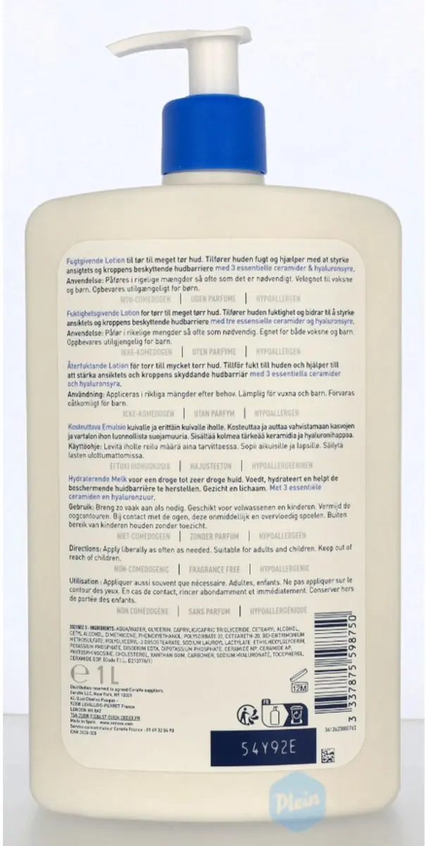 CeraVe Moisturizing Lotion - 3x1000ml