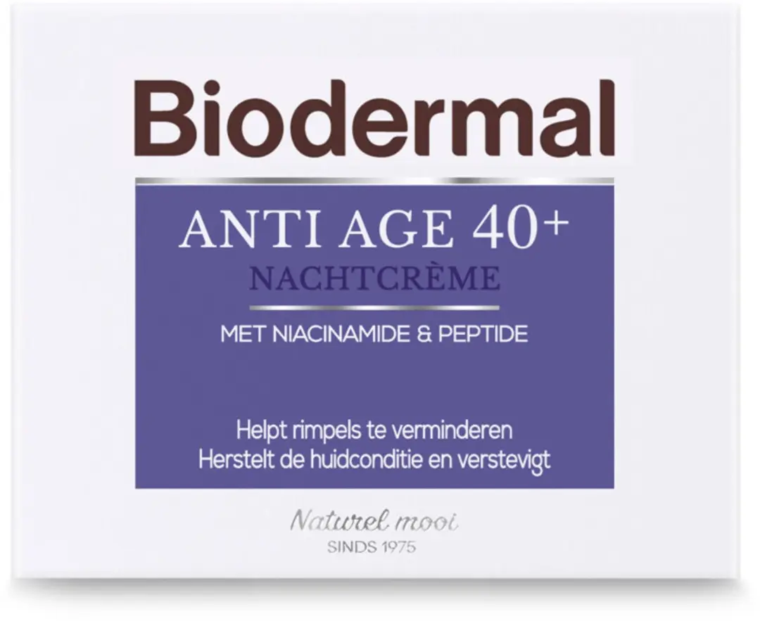 Biodermal Nachtcrème Anti-Age 40+ - 2x50ml