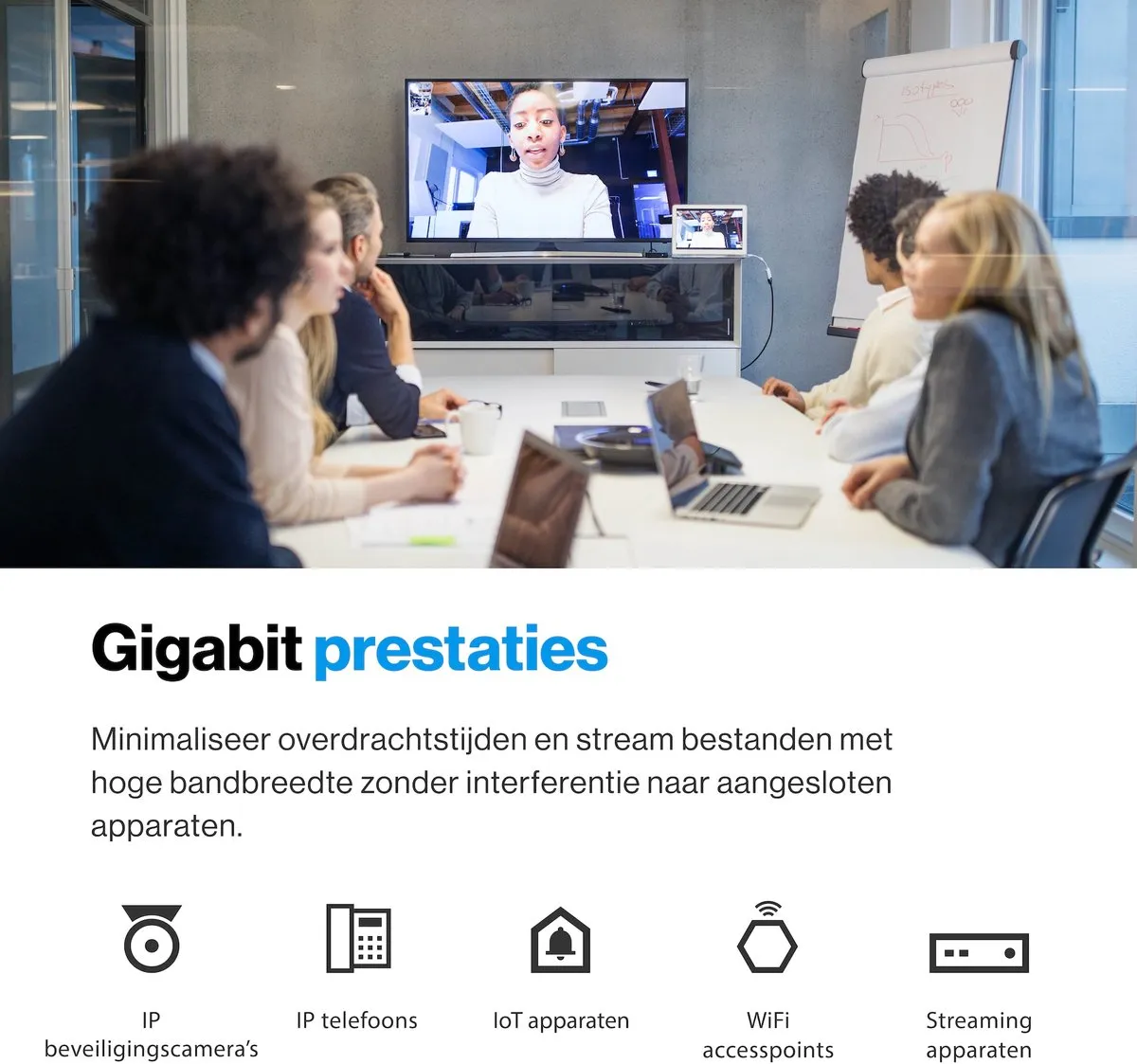 Linksys LGS105P - Netwerk Switch - Unmanaged - PoE+ Switch - 1000 Mbps - 5-Poorten