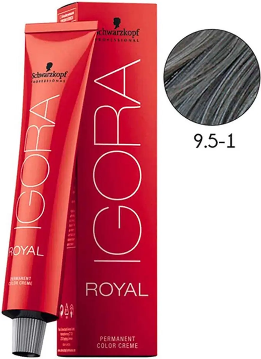 Schwarzkopf Igora Royal 9.5-1 Permanent Haarkleur 60ml