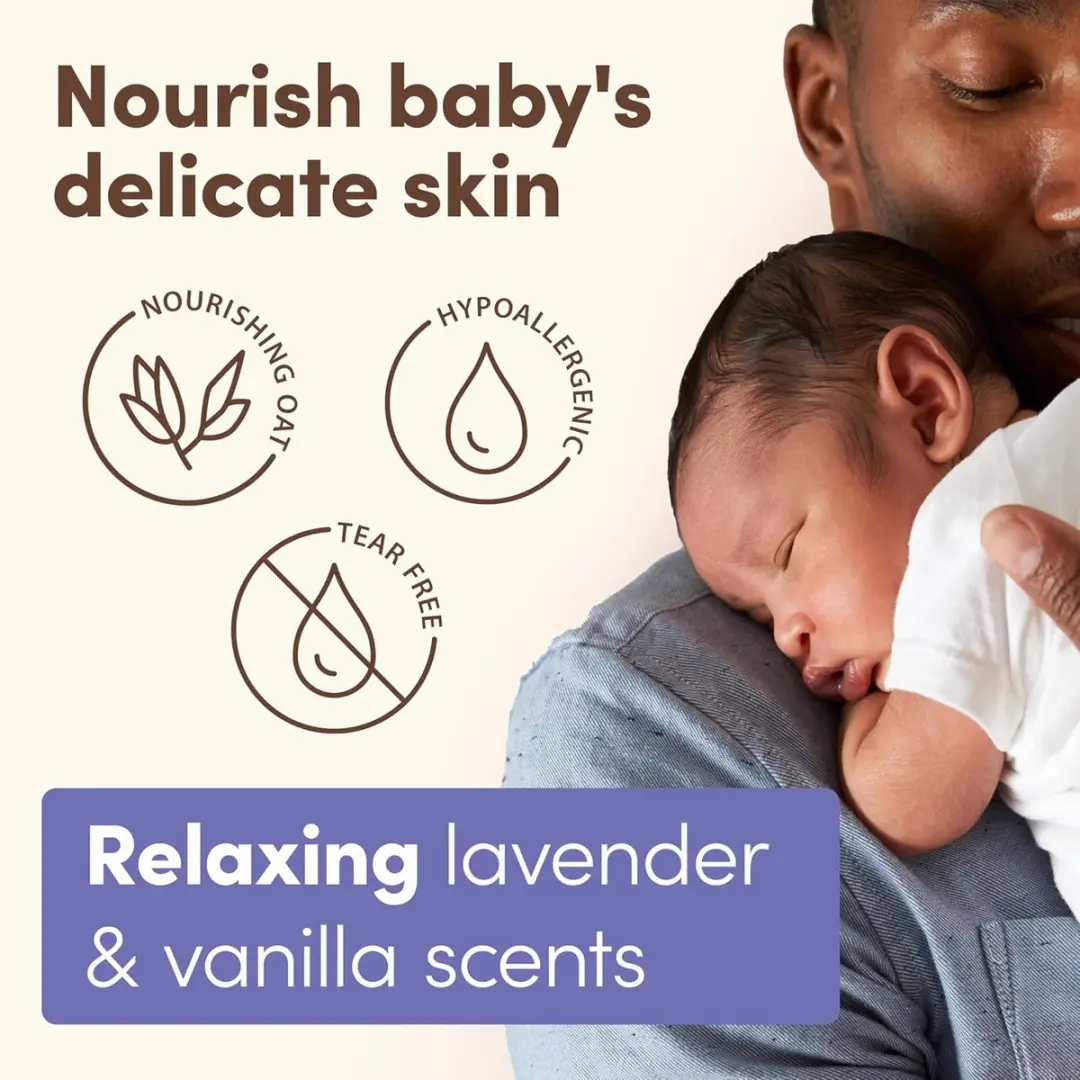 Aveeno Baby Calming Comfort Bad & Douche 236ml - Lavendel & Vanille