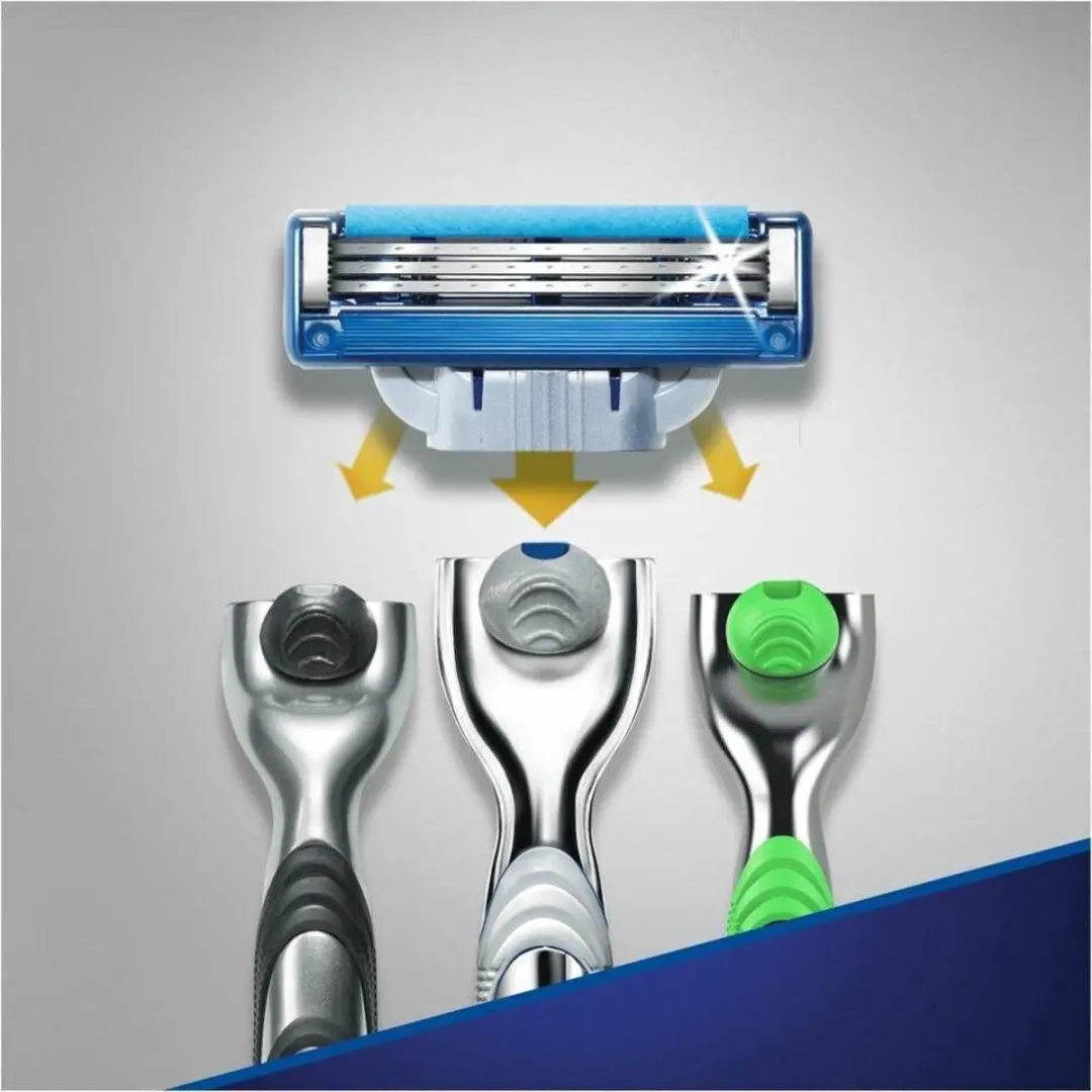 Gillette Mach3 Turbo Scheermesjes - 30 Stuks - Blauw