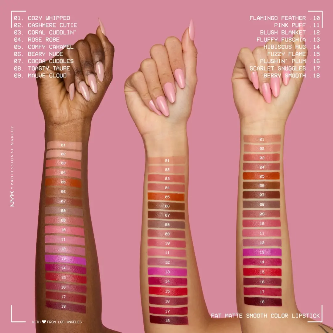 NYX Professional Makeup Plushin Plum Matte Lipstick 3.5ml